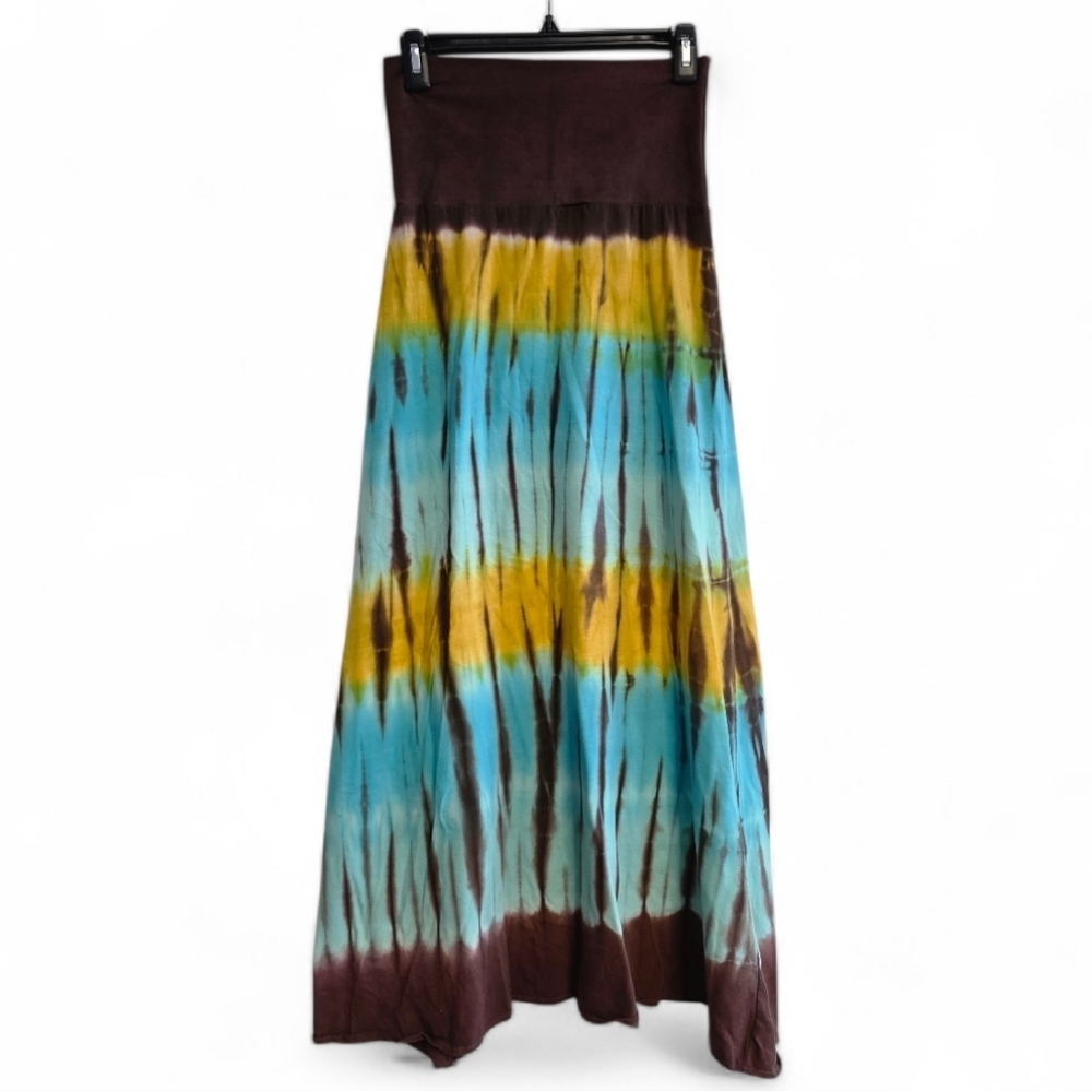 Soul Flower Earthy Tie-Dye Maxi Skirt - Picture 3 of 3